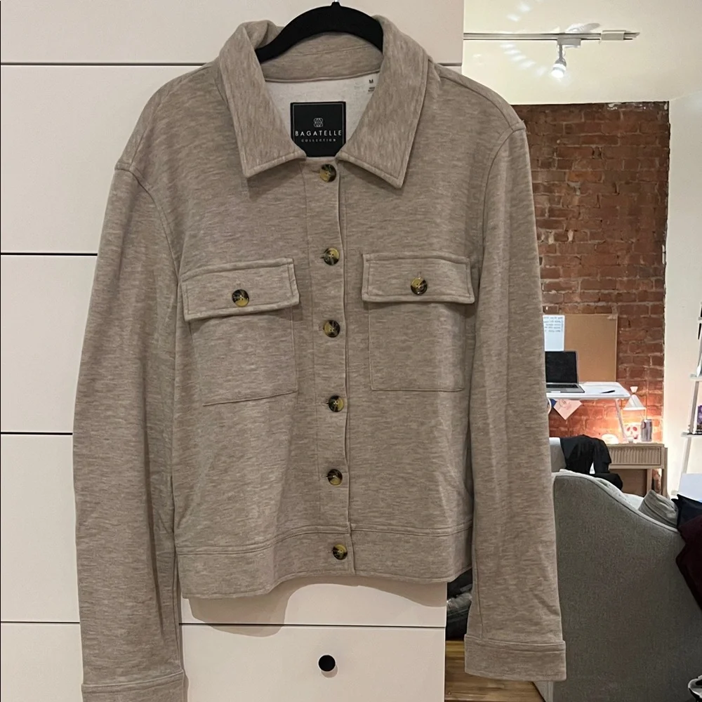 Tan Utility Jacket - Picture 1 of 5